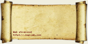 Anđela Ognjanović vizit kartica